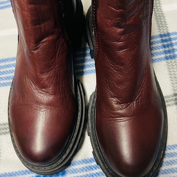 Zaina burgundy boots - Picture 2 of 7